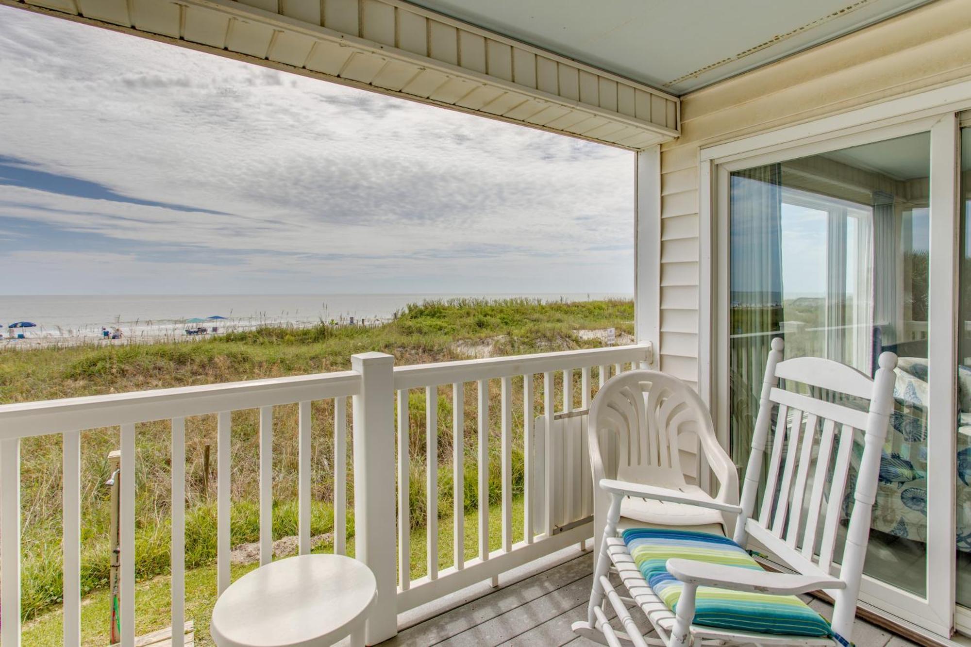 Sunny Windy Hill Beachfront Condo With Private Patio Myrtle Beach Exterior photo
