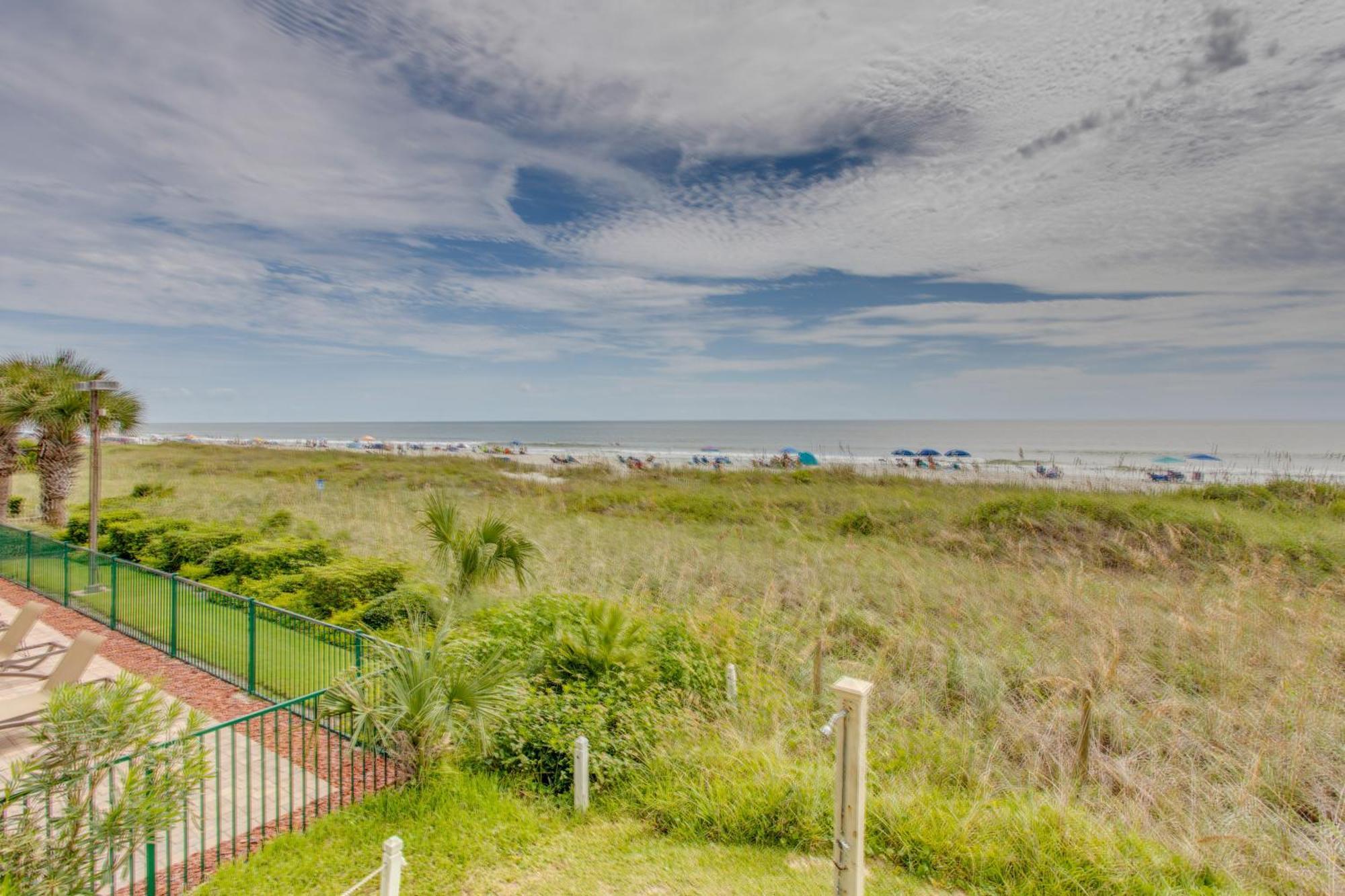 Sunny Windy Hill Beachfront Condo With Private Patio Myrtle Beach Exterior photo