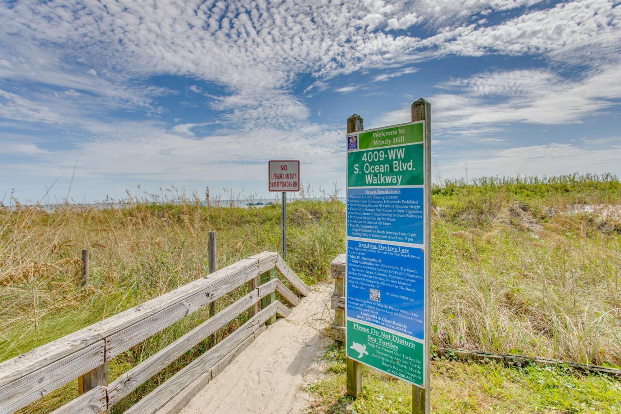Sunny Windy Hill Beachfront Condo With Private Patio Myrtle Beach Exterior photo